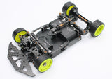 Reflex Racing RX28D Worlds Edition 2WD RC car kit with detailed chassis and colorful design, ready for racing.