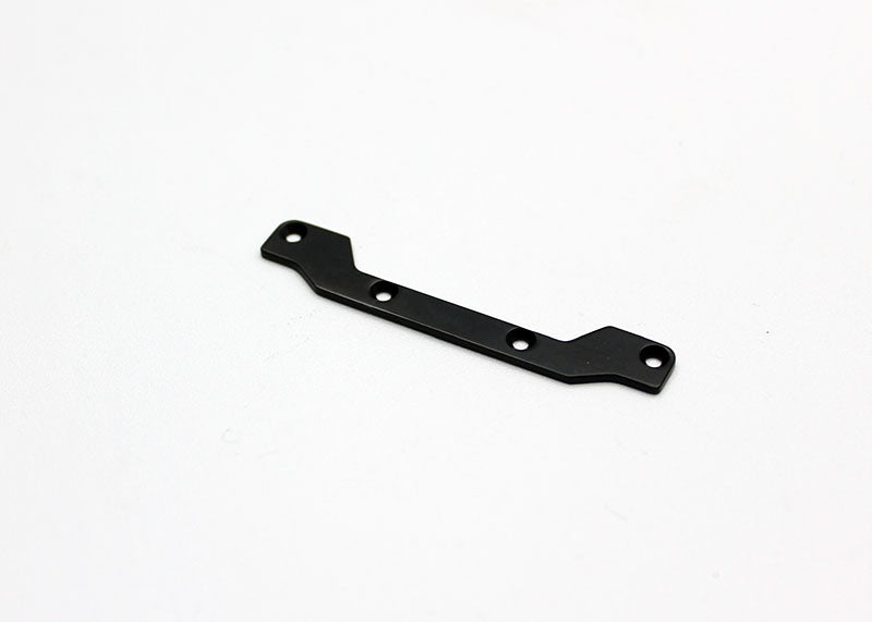 Reflex Racing RX28SE-06 stainless steel RC car pod plate with precise mounting holes and durable finish.