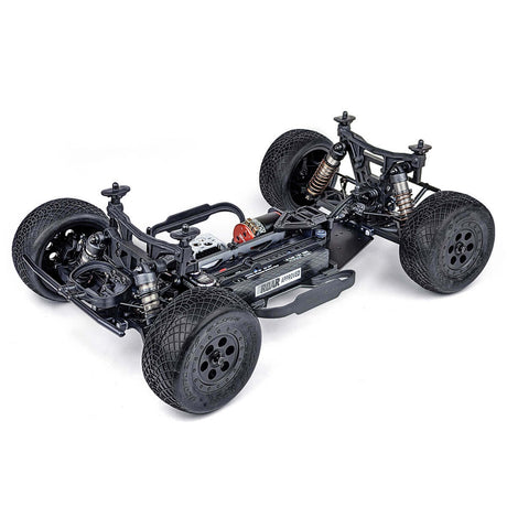 Tekno SCT410SL 1/10th scale 4x4 lightweight short course RC truck kit, front-left elevated view showing body and wheels.