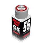 RC car racer’s edge pure silicone shock oil 2.36oz container, used for lubrication and performance enhancement of RC car shocks