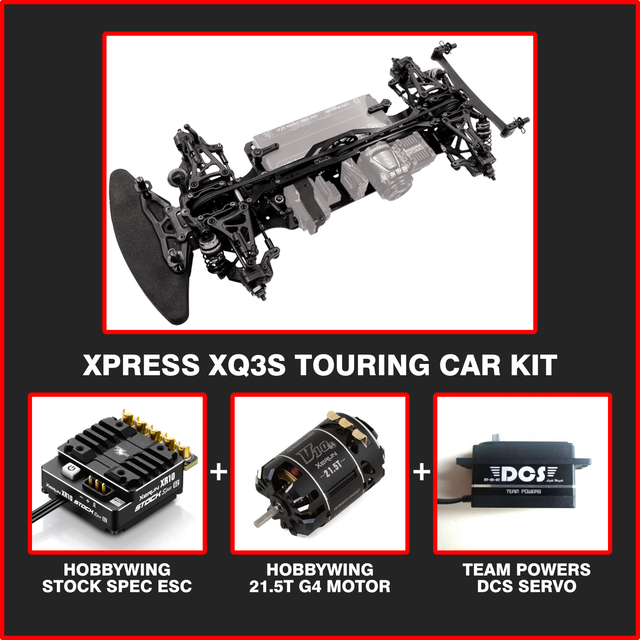 Xpress XQ3S Starter Budget Bundle including essential tools and accessories for beginners, with the Xpress brand logo visible.