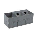 Stacked BCW Modular Sorting Tray with 6 cells, designed for organizing small items or collectibles efficiently.