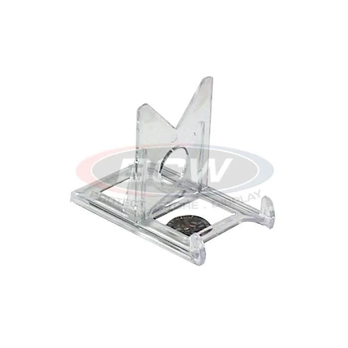 BCW 2-piece stand displaying a clear acrylic display stand for collectibles or display items.