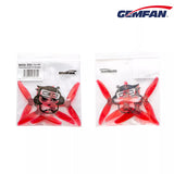 Two pairs of Gemfan 3020 Hurricane drone propellers with 1.5mm shafts, designed for lightweight, efficient quadcopters.