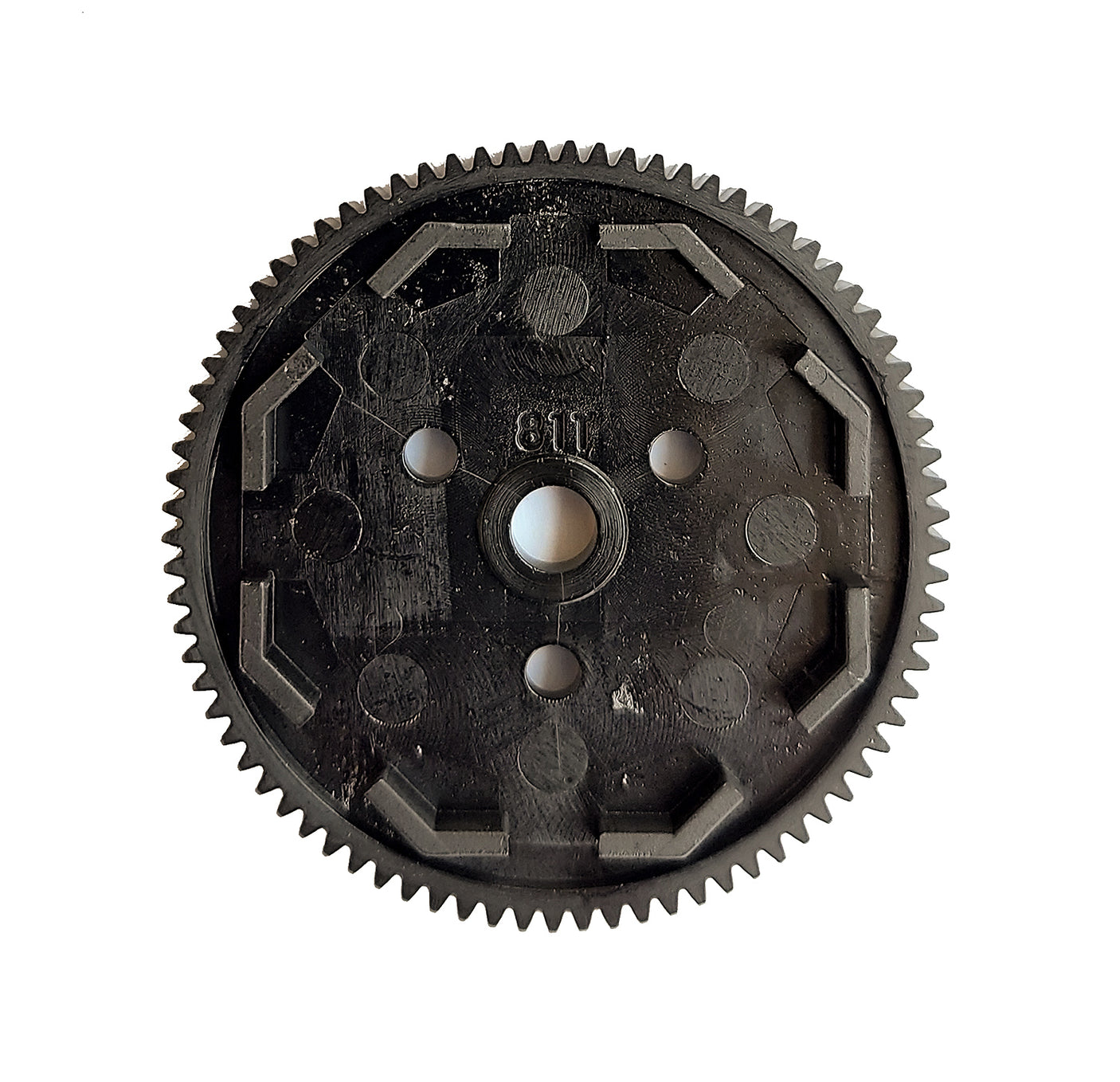 Team Associated Octalock Spur Gear 81T 48P, featuring durable construction for RC car performance, shown in the image.