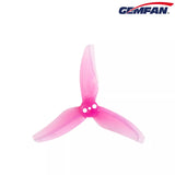 Gemfan 2512 Hurricane drone propellers, 1.5mm shaft, 4 pairs, lightweight plastic, designed for quadcopters and racing drones.