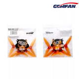 Gemfan 3020 Hurricane drone propellers, 1.5mm size, two pairs, lightweight plastic blades for quadcopters and drones.