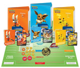 Pokemon Battle Academy 2022 card game set featuring Pokemon cards, game board, and accessories for strategic battles.