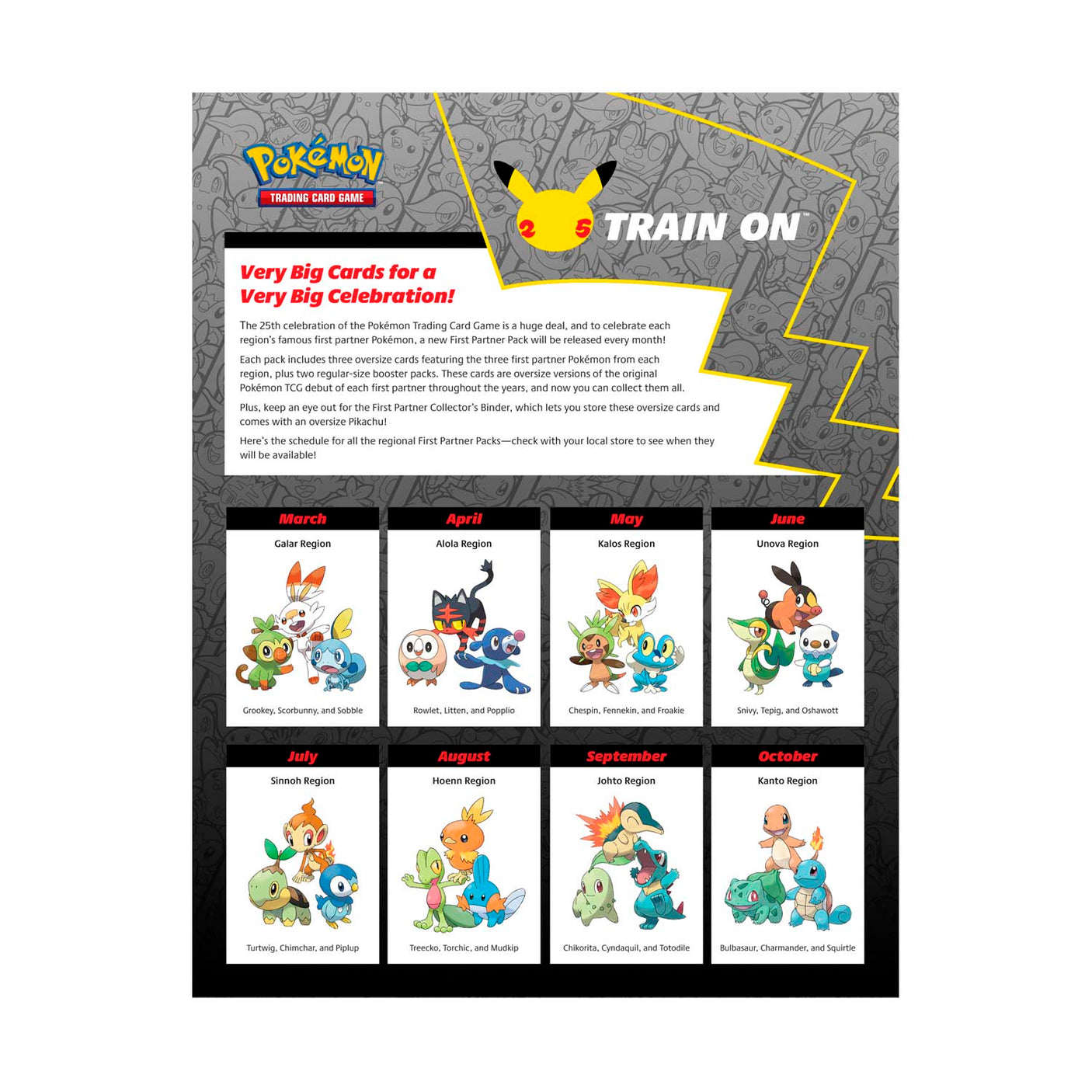 Pokémon TCG First Partner Collector's Binder featuring colorful Pokémon characters and designed for card storage.
