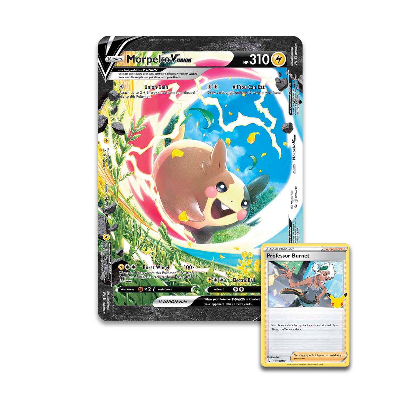 Pokémon TCG Morpeko V-UNION Special Collection box featuring artwork and cards from the Pokémon trading card game.