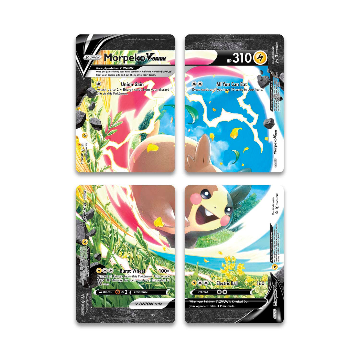 Pokemon Morpeko V-UNION Special Collection box with artwork of Morpeko V-UNION Pokémon card from the Pokémon TCG.