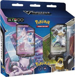 Pokemon TCG Pokémon GO V Battle Deck bundle featuring Mewtwo and Melmetal cards from the Pokémon brand.
