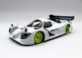 Reflex Racing RAD001 LMP3 1/28 scale RC car body made of Lexan for racing and hobby use.