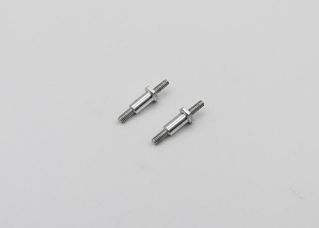 Reflex Racing RX28-016 7075 T6 machined aluminum RC car front axles, lightweight and durable for high-performance remote control cars.