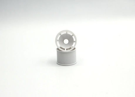 Reflex Racing RX600R14W white speed dish rear wheel for RC cars with 14mm diameter, detailed close-up image.