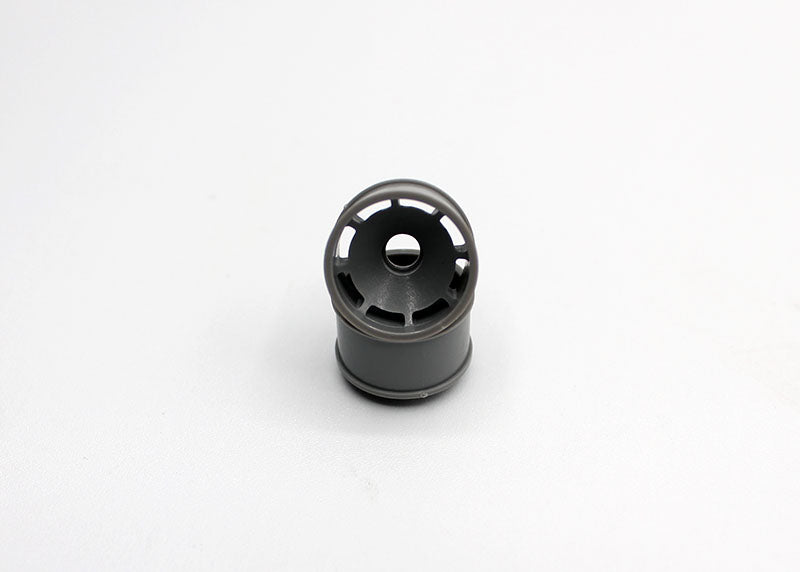 Reflex Racing RX600R3G gray speed dish rear wheel with +3 offset for RC cars, featuring a sleek aerodynamic design.