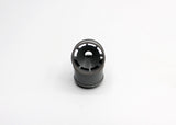 Reflex Racing RX600R3G gray speed dish rear wheel with +3 offset for RC cars, featuring a sleek aerodynamic design.