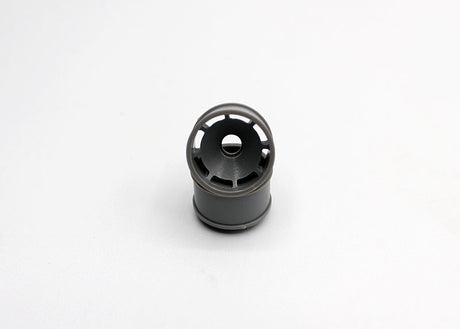 Reflex Racing RX600R3G gray speed dish rear wheel with +3 offset for RC cars, featuring a sleek aerodynamic design.