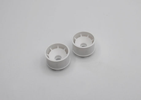 Reflex Racing RX600R3W white speed dish rear wheel with +3 offset for RC car, featuring a sleek design and durable construction.