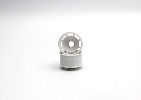 Reflex Racing RX600R3W white speed dish rear wheel with +3 offset for RC cars, showcasing the lightweight, aerodynamic design.