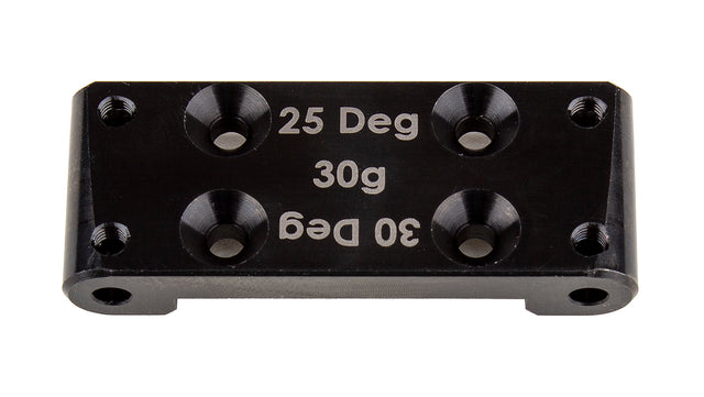 Team Associated RC10B6 FT steel bulkhead with 25 and 30-degree options, designed for RC racing cars.