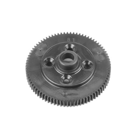 Tekno RC Car spur gear 81-tooth, 48 pitch, model TKR6522B, shown in image with gear details and branding.
