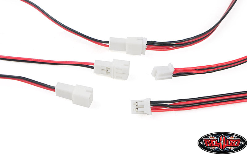 RC4WD basic LED lighting system for KC light set showing LED lights installed on a remote-controlled vehicle.