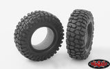 Pair of RC4WD Rock Crusher 1.0 Micro Tires for remote control cars, branded Element, shown in the image.