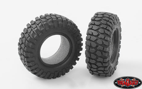 Pair of RC4WD Rock Crusher 1.0 Micro Tires for remote control cars, branded Element, shown in the image.