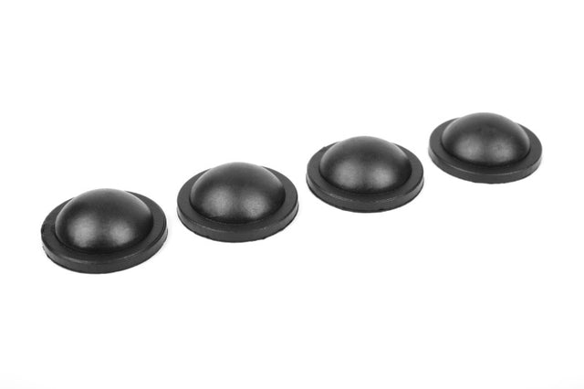 Team Corally silicone shock bladders for RC cars, compatible with Dementor, Kronos, Python, Radix, and Shogun models.
