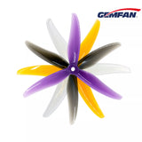 Pair of Gemfan 5236 Hurricane 5mm drone propellers, four propellers in two pairs, designed for quadcopters and drone use.