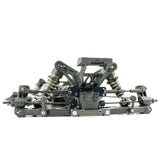 Tekno EB410.2 1/10th scale 4WD competition electric RC buggy kit with detailed chassis and suspension components.