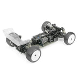 Tekno EB410.2 1/10th scale 4WD electric RC buggy kit with detailed chassis and high-performance components.