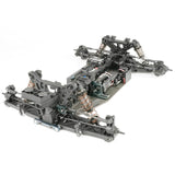 Tekno ET410.2 1/10th scale 4WD electric RC Truggy kit, shown with detailed chassis and off-road tires for competitive racing.