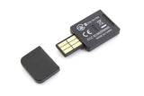 Flysky RM005 RC transmitter module for Mini-Z cars, compact device with antenna and connection ports, used for remote control racing.
