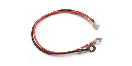 Kyosho Mini-Z Sports ET009-S EasyLap Connect Cable for RC Car, black and red color, close-up of cable connection.