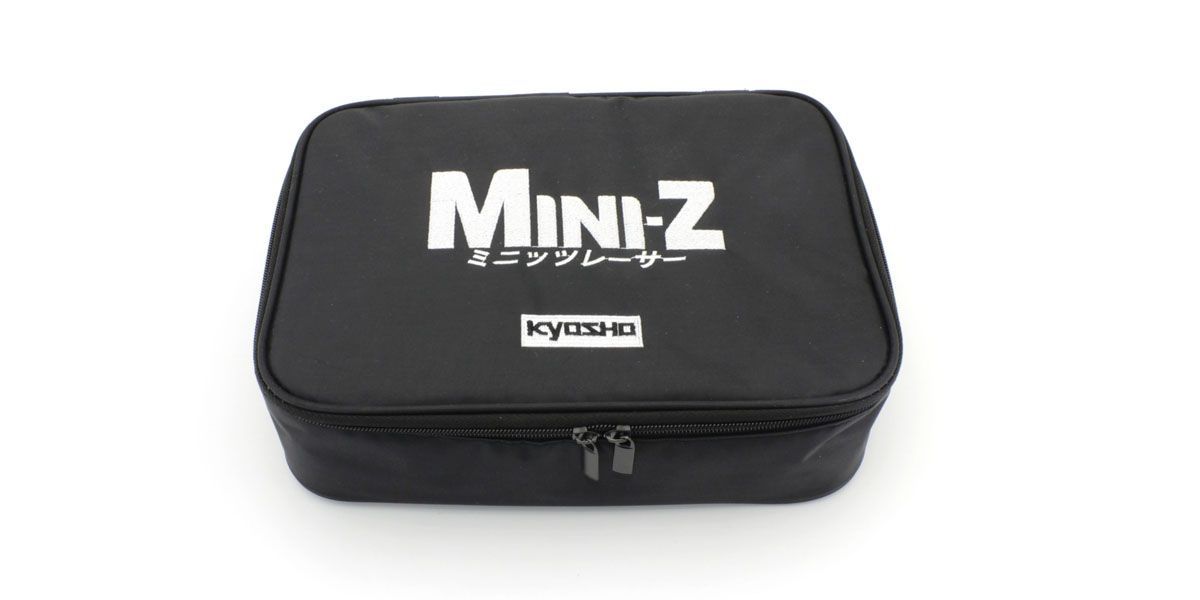 Kyosho Mini-Z Bag RC car parts storage bag with compartments, designed for Mini-Z model enthusiasts.
