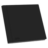 Black Ultimate Guard 12-Pocket Quadrow Portfolio with Xenoskin exterior for storing trading cards and card supplies.