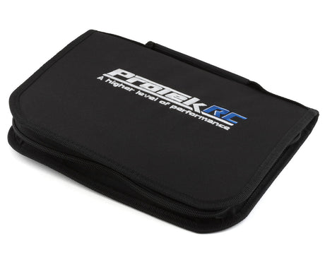 ProTek RC TruTorque team tool bag with multiple compartments and zipper closure, designed for storing RC tools and accessories.