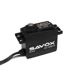 Savox SC-1256TG-BE Black Edition standard size coreless digital RC car servo with 0.15sec speed and 277oz torque at 6V