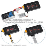 Ultra Power UPTUPS6 25W 1Sx6 compact DC charger for RC cars, shown in the image with connectors and compact design.